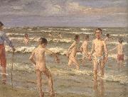 Walter Leistikow Bathing boy France oil painting reproduction